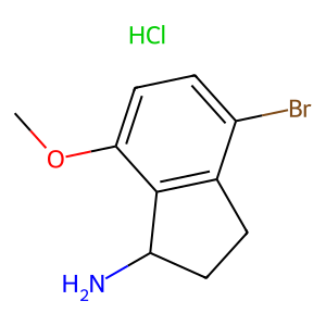 CAS: 2408958-29-0 | OR88651 | 4-Bromo-7-methoxy-2,3-dihydro-1H-inden-1-amine hydrochloride