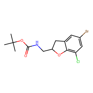 CAS: 872518-71-3 | OR88753 | tert-Butyl ((5-bromo-7-chloro-2,3-dihydrobenzofuran-2-yl)methyl)carbamate