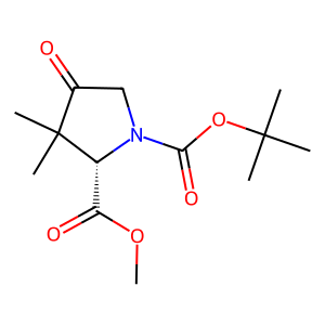 CAS: 478698-30-5 | OR88770 | 1-tert-Butyl 2-methyl (2S)-3,3-dimethyl-4-oxopyrrolidine-1,2-dicarboxylate