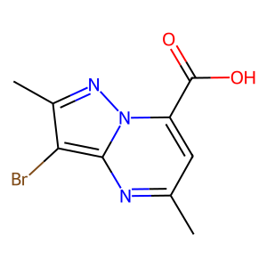 CAS: 937601-34-8 | OR88873 | 3-Bromo-2,5-dimethylpyrazolo[1,5-a]pyrimidine-7-carboxylic acid