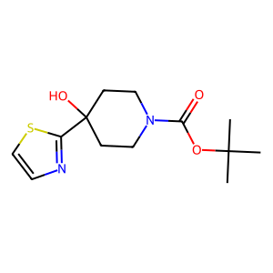 CAS: 942185-02-6 | OR88944 | 4-Hydroxy-4-(thiazol-2-yl)piperidine-1-carboxylic acid tert-butyl ester