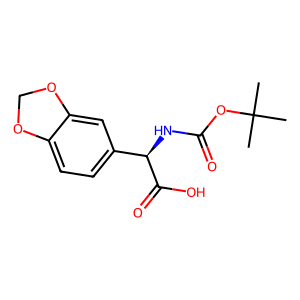 CAS: 73101-12-9 | OR89025 | (R)-2-(Benzo[d][1,3]dioxol-5-yl)-2-((tert-butoxycarbonyl)amino)acetic acid