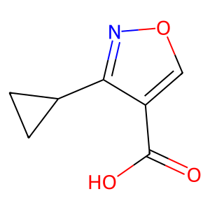 CAS: 639523-17-4 | OR89299 | 3-Cyclopropyl-1,2-oxazole-4-carboxylic acid