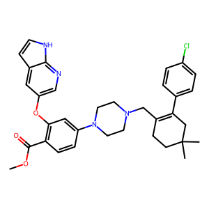 CAS: 1235865-76-5 | OR89557 | Methyl 2-[(1H-pyrrolo[2,3-b]pyridin-5-yl)oxy]-4-[4-[[2-(4-chlorophenyl)-4,4-dimethylcyclohex-1-enyl]methyl]piperazin-1-yl]benzoate