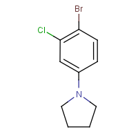 CAS: 1291487-20-1 | OR900184 | 1-Bromo-2-chloro-4-pyrrolidinobenzene