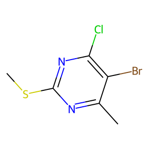 CAS: 17119-74-3 | OR90189 | 5-Bromo-4-chloro-6-methyl-2-(methylsulfanyl)pyrimidine