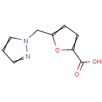 CAS: 386736-99-8 | OR905916 | 5-(1H-Pyrazol-1-ylmethyl)-2-furoic acid