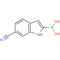 CAS:1286777-08-9 | OR907341 | (6-Cyano-1H-indol-2-yl)boronic acid