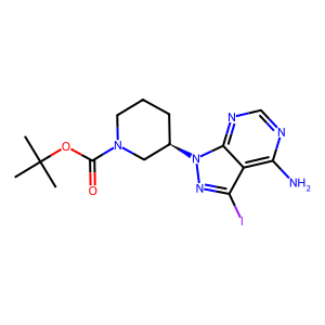 CAS: 1276110-38-3 | OR90837 | tert-Butyl (3R)-3-{4-amino-3-iodo-1H-pyrazolo[3,4-d]pyrimidin-1-yl}piperidine-1-carboxylate