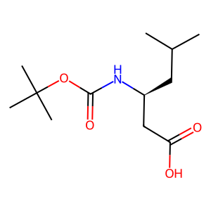 CAS: 132549-43-0 | OR90839 | (S)-3-(tert-Butoxycarbonylamino)-5-methylhexanoic acid