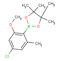 CAS: 1207961-49-6 | OR908637 | 2-(4-Chloro-2-methoxy-6-methylphenyl)-4,4,5,5-tetramethyl-1,3,2-dioxaborolane