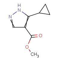 CAS: 1150164-05-8 | OR909061 | Methyl 5-cyclopropylpyrazole-4-carboxylate