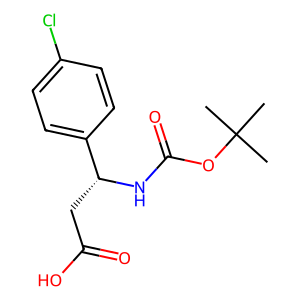 CAS: 479064-93-2 | OR90963 | (R)-3-((tert-Butoxycarbonyl)amino)-3-(4-chlorophenyl)propanoic acid