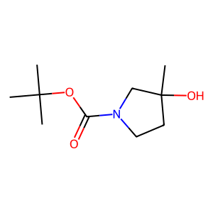 CAS: 412278-02-5 | OR91127 | tert-Butyl 3-hydroxy-3-methylpyrrolidine-1-carboxylate