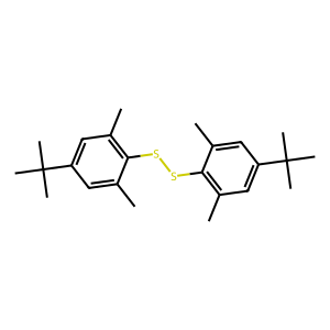 CAS: 68819-90-9 | OR91350 | Bis(4-tert-butyl-2,6-dimethylphenyl) disulfide