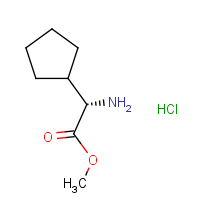 CAS:14328-62-2 | OR913988 | (S)-Amino-cyclopentyl-acetic acid methyl ester hydrochloride