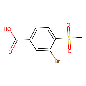 CAS:39058-84-9 | OR91485 | 3-Bromo-4-(methylsulfonyl)benzoic acid