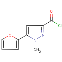 CAS:876316-47-1 | OR9151 | 5-(2-Furyl)-1-methyl-1H-pyrazole-3-carbonyl chloride