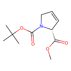 CAS: 220652-51-7 | OR91796 | 1-(tert-Butyl) 2-methyl (R)-2,5-dihydro-1H-pyrrole-1,2-dicarboxylate