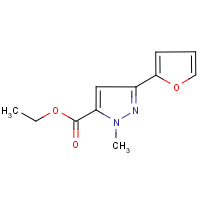 CAS: 104295-62-7 | OR9197 | Ethyl 3-(2-furyl)-1-methyl-1H-pyrazole-5-carboxylate