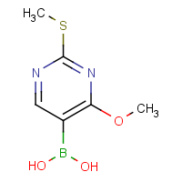 CAS: 2377607-89-9 | OR920008 | 4-Methoxy-2-(methylthio)pyrimidin-5-ylboronic acid