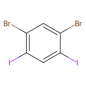 CAS: 96843-23-1 | OR92033 | 1,5-Dibromo-2,4-diiodobenzene