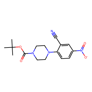 CAS: 288251-87-6 | OR92191 | tert-Butyl 4-(2-cyano-4-nitrophenyl)piperazine-1-carboxylate