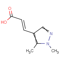 CAS: 689251-96-5 | OR925918 | (2E)-3-(1,5-Dimethyl-1H-pyrazol-4-yl)acrylic acid