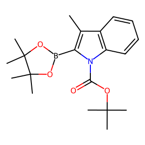 CAS: 869852-13-1 | OR92608 | tert-Butyl 3-methyl-2-(4,4,5,5-tetramethyl-1,3,2-dioxaborolan-2-yl)-1H-indole-1-carboxylate