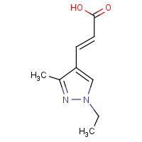 CAS: 512809-40-4 | OR926704 | 3-(1-Ethyl-3-methyl-1H-pyrazol-4-yl)prop-2-enoic acid