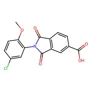 CAS: 690967-38-5 | OR92675 | 2-(5-Chloro-2-methoxyphenyl)-1,3-dioxoisoindoline-5-carboxylic acid