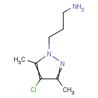CAS: 956786-61-1 | OR927585 | 3-(4-Chloro-3,5-dimethyl-1H-pyrazol-1-yl)propan-1-amine