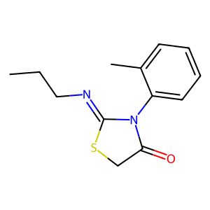 CAS: 854107-53-2 | OR92849 | 3-(2-Methylphenyl)-2-((Z)-propylimino)thiazolidin-4-one