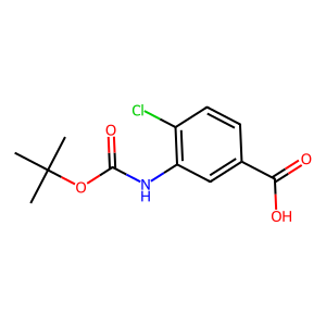 CAS: 160450-12-4 | OR93011 | 3-((tert-Butoxycarbonyl)amino)-4-chlorobenzoic acid