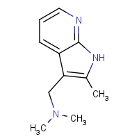 CAS: 7546-48-7 | OR930160 | N,N-Dimethyl(2-methyl-1H-pyrrolo[2,3-b]pyridin-3-yl)methanamine