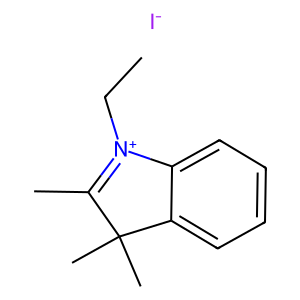 CAS: 14134-81-7 | OR93034 | 1-Ethyl-2,3,3-trimethyl-3H-indol-1-ium iodide