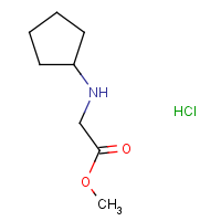 CAS:195877-46-4 | OR930493 | Methyl 2-(cyclopentylamino)acetate hydrochloride