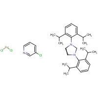 CAS:905459-27-0 | OR931195 | [1,3-Bis(2,6-Diisopropylphenyl)imidazol-2-ylidene](3-chloropyridyl)palladium(II) dichloride