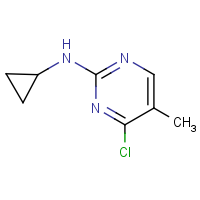 CAS:1289385-24-5 | OR932486 | (4-Chloro-5-methyl-pyrimidin-2-yl)-cyclopropyl-amine