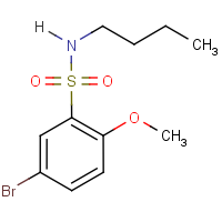 CAS: 871269-18-0 | OR9402 | 5-Bromo-N-butyl-2-methoxybenzenesulphonamide