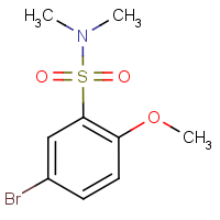 CAS: 871269-16-8 | OR9405 | 5-Bromo-N,N-dimethyl-2-methoxybenzenesulphonamide