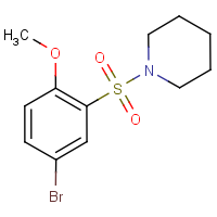 CAS: 295360-83-7 | OR9412 | 4-Bromo-2-(piperidin-1-ylsulphonyl)anisole