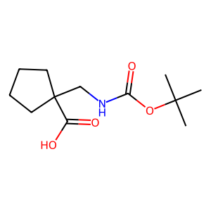 CAS: 204514-22-7 | OR94225 | 1-(((Tert-butoxycarbonyl)amino)methyl)cyclopentane-1-carboxylic acid
