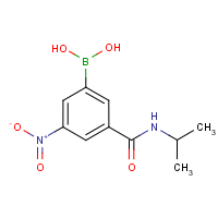 CAS:871332-83-1 | OR9424 | 3-(Isopropylcarbamoyl)-5-nitrobenzeneboronic acid