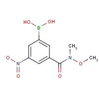CAS: 871332-84-2 | OR9425 | 3-[(N-Methoxy-N-methylamino)carbonyl]-5-nitrobenzeneboronic acid
