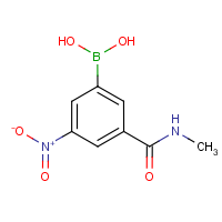CAS:871332-77-3 | OR9426 | 3-(N-Methylaminocarbonyl)-5-nitrobenzeneboronic acid
