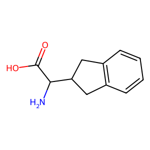 CAS: 16655-90-6 | OR94420 | 2-Amino-2-(2,3-dihydro-1H-inden-2-yl)acetic acid