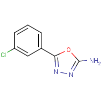 CAS: 1673-45-6 | OR946699 | 5-(3-Chlorophenyl)-1,3,4-oxadiazol-2-amine