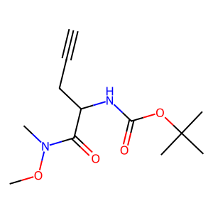 CAS: 1172623-95-8 | OR94773 | tert-Butyl [1-[methoxy(methyl)amino]-1-oxo-4-pentyn-2-yl]carbamate