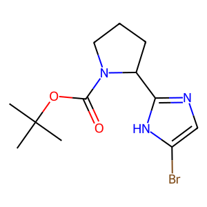 CAS: 1352718-88-7 | OR94797 | tert-Butyl 2-(5-bromo-1H-imidazol-2-yl)pyrrolidine-1-carboxylate